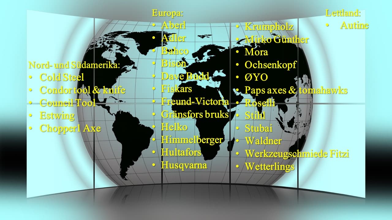 Hersteller weltweit